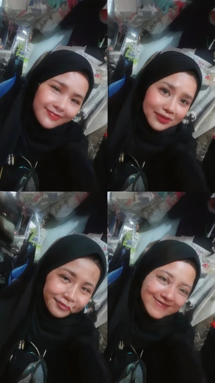 High resolution UHD, Improvement of quality, Soft lighting, Highly detailed, Very detailed on clothes, high quality clothes, Advanced Details, Sharp Focus, High resolution, Big Breasts, Breasts Covered With Hijab and Dress, Real clothes, Real Lighting, Same clothes, Same Clothes With Big Breasts, Big Boob Undershirt Covered