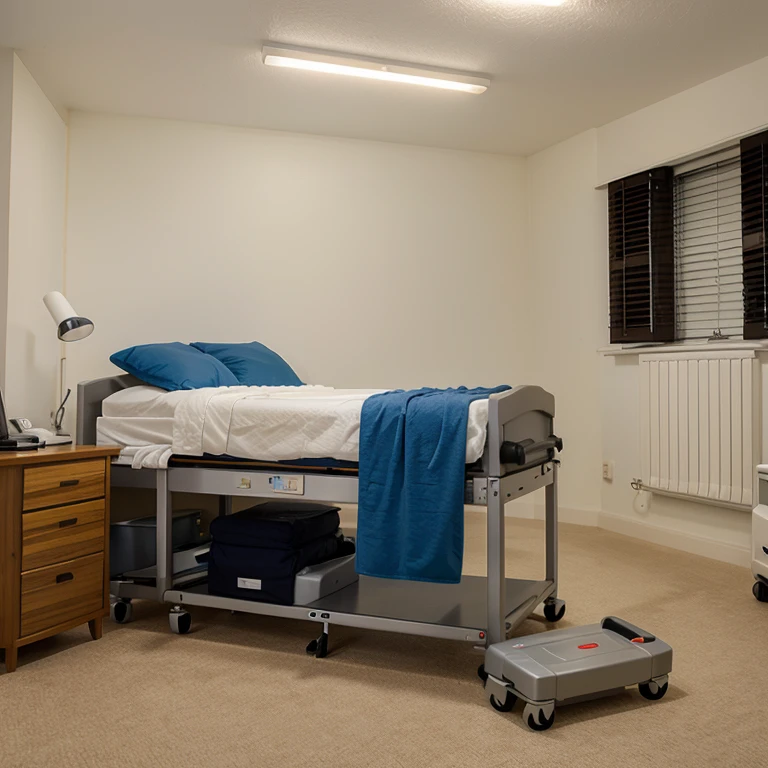 Innovative product Hospital bed with technology so that it moves on its own without the need for an orderly 