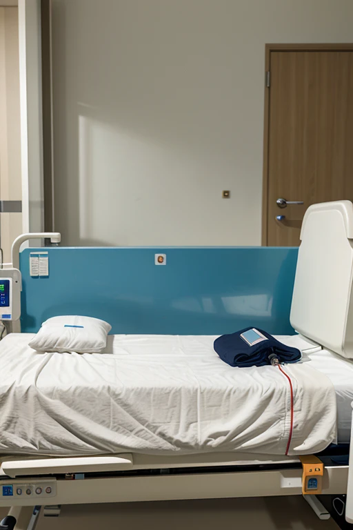 Hospital bed with technology so that it moves on its own without the need for an orderly along with nursing staff 