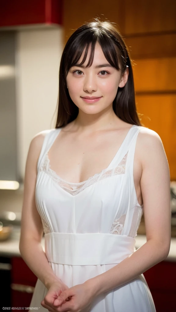 "(best quality,8k,highres,masterpiece:1.2),ultra-detailed,(realistic,photorealistic,photo-realistic:1.37),soft focus,18-year-old,beautiful detailed face,detailed illustration,Renaissance art,delicate artwork,kitchen,kitchen apron,age girl,seductive lingerie,gentle milk dripping on her chest, vibrant colors,studio lighting"