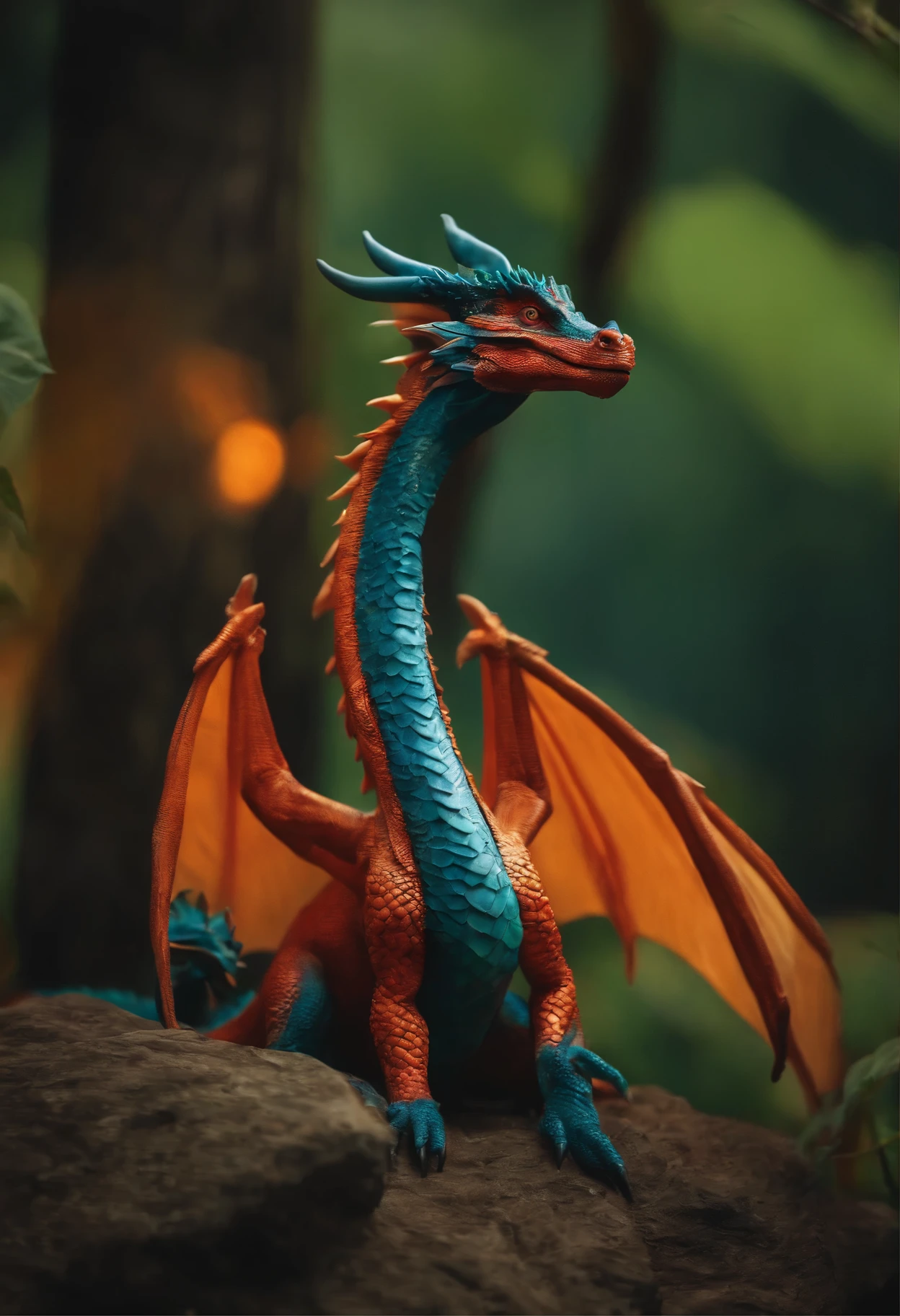 Dragón 🐉 y un bebé