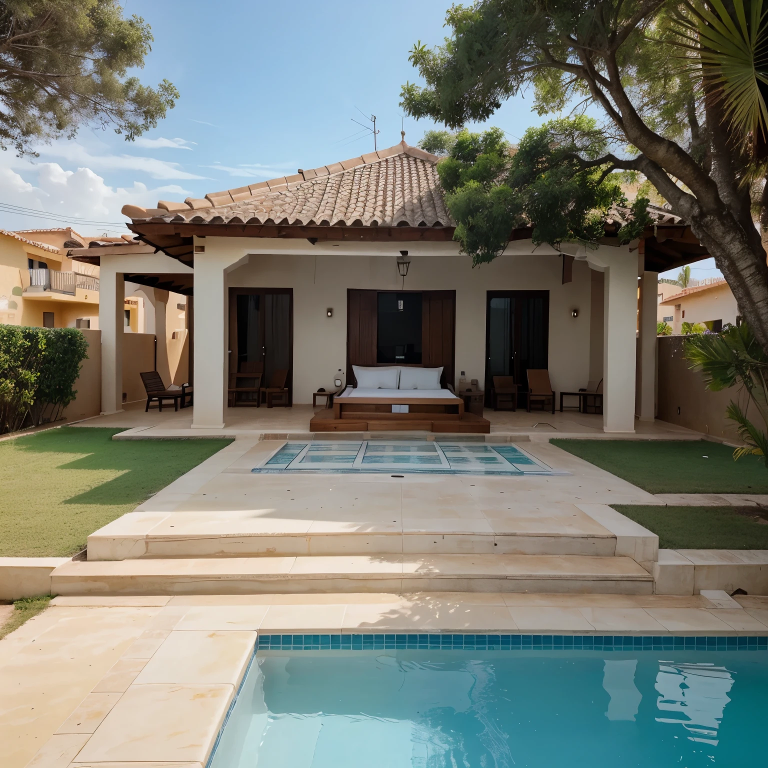 Casa grande com piscina, 3 suites and 1 Master suite 