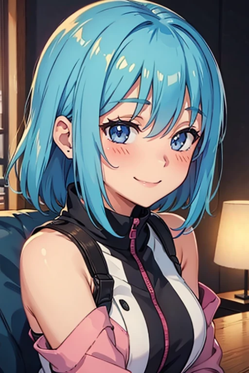 Smiling Blushing