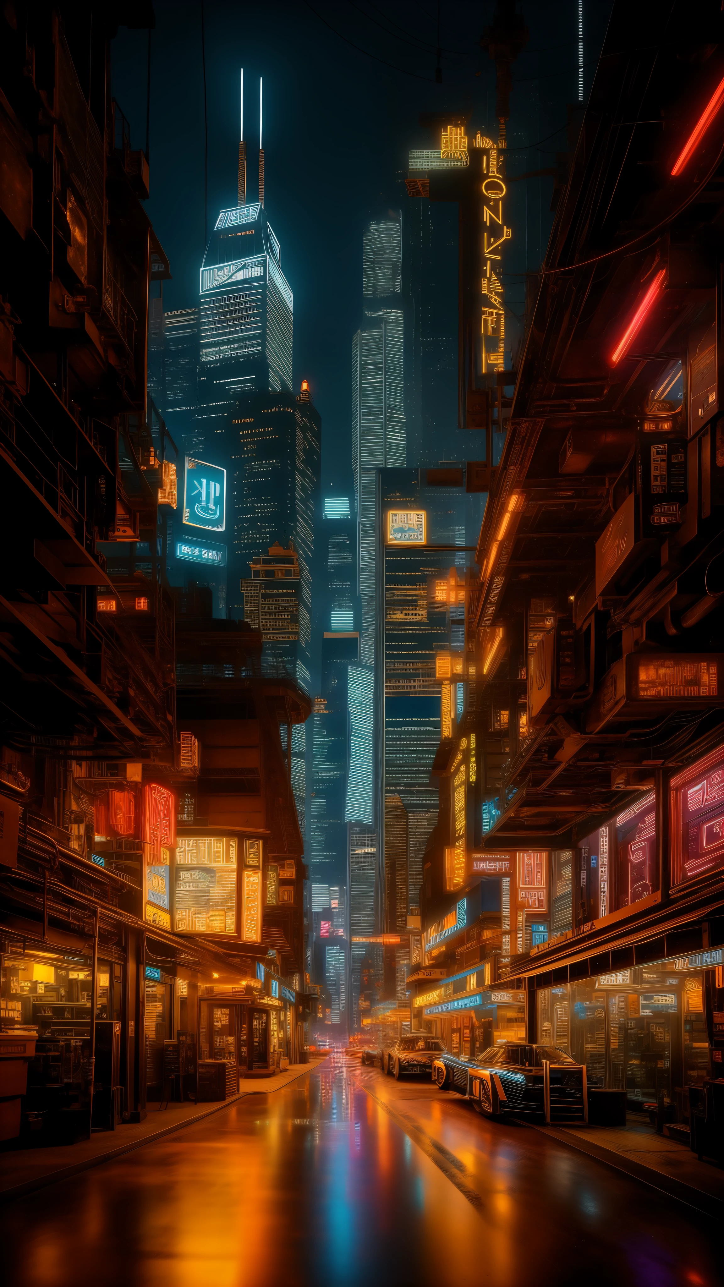 Amidst the gritty backdrop of a futuristic cityscape, a charming metal kitten comes to life. This robotic creature, embodying the cyberpunk style, boasts intricate details that captivate the senses. Each bolt, wire, and gear is meticulously crafted, reflecting the artist's dedication to perfection. The scene is bathed in high dynamic range lighting, illuminating every facet of this mechanical marvel, creating a vibrant and rich visual experience. The cinematic footage showcases a vignette that centers on our metal kitten, with the edges softly fading to draw the focus to its intriguing form and super detailed features.