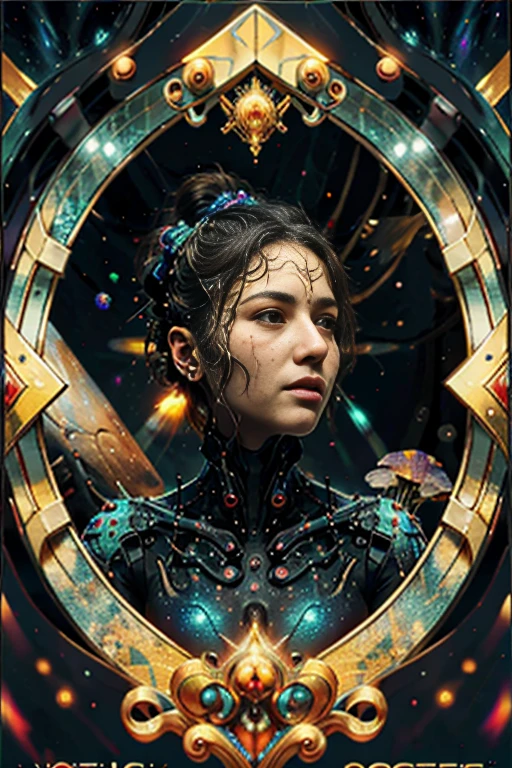 best quality,4k,8k,highres,masterpiece:1.2,ultra-detailed,realistic:1.37,HDR,UHD,studio lighting,ultra-fine painting,sharp focus,physically-based rendering,extreme detail description,professional,art deco,tarot card style,alien,creature from outer space,organic exoskeleton,biological exoskeleton,alien flora,bioluminescent fungi,vivid colors,trending on cgsociety,portraits,landscape,horror,anime,sci-fi,photography,concept artists,bright and vibrant colors,dreamy lighting