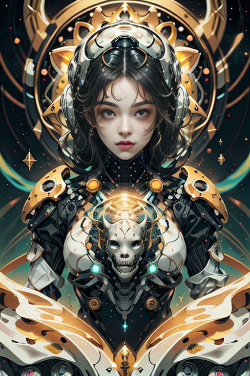 best quality,4k,8k,highres,masterpiece:1.2,ultra-detailed,realistic:1.37,HDR,UHD,studio lighting,ultra-fine painting,sharp focus,physically-based rendering,extreme detail description,professional,art deco,tarot card style,alien,creature from outer space,organic exoskeleton,biological exoskeleton,alien flora,bioluminescent fungi,vivid colors,trending on cgsociety,portraits,landscape,horror,anime,sci-fi,photography,concept artists,bright and vibrant colors,dreamy lighting