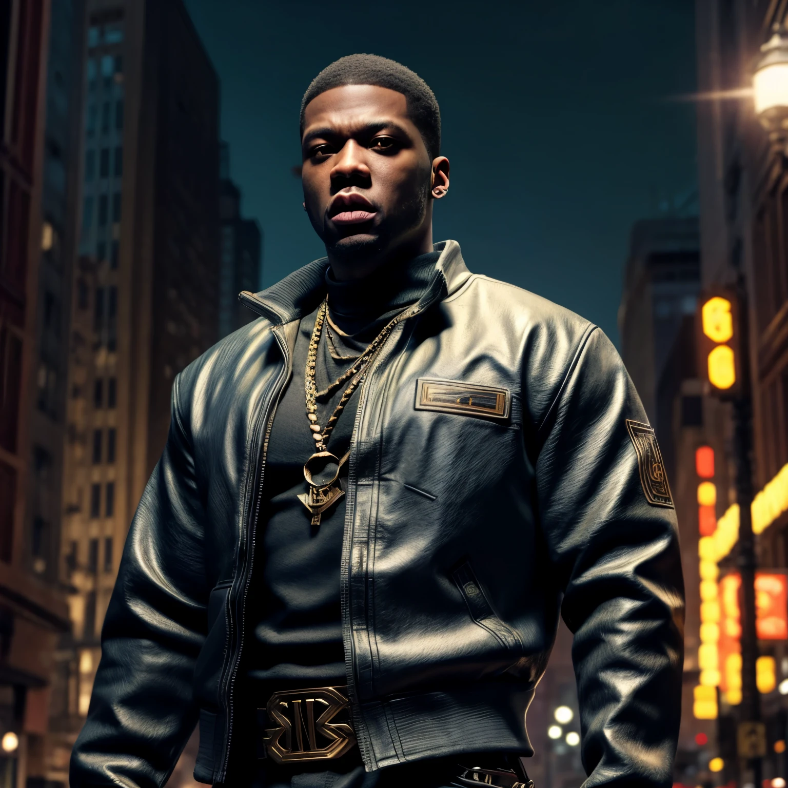 A crew action film poster movie scene titled “Children of the scorn”, with men, women, group of people, more than one person,African American, dark caesar haircut, low hair, hip hop influenced, cinematic photo style, warriors, ninja inspired, carhartt style jackets, Children of Rhea Ripley, male, masculine, melanin skin tone, African American, genetics, 50 Cent energy, Rhea Ripley energy, Jay z style fashion, muscular, athletic, warriors of strength, confidence, honor, calm, competent, ambitious, naturally attractive, godly essence, eyes with auburn glow, long sleeve shirt, streetwear, divine presence, cancerian energy, Sagittarius energy, Libra energy, diamond jewelry, mini Afro, city outside, 4k photo, 8 k photo, high quality, art, luxurious city vibe, luxurious fleece jackets, movie project, NY, fitted suits, embroidery