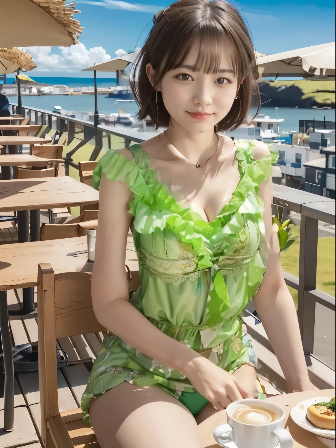 4k、high resolution、Hawaiian blue sky、Dark blue sky、