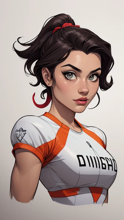 Female characters Fernanda Vasconcellos cast of the Grêmio team football game 2 women in the illustration, an Asian actress and a black Brazilian actress (maldosas sadomasoquistas) animado:1.2), mulher Imagem de desenho animado de uma mulher , roupas sensuais , garota super fofa, cartoon style illustration, estilo de arte dos desenhos animados, estilo de arte dos desenhos animados, digital illustration style, design de personagens altamente detalhado, arte digital detalhada fofa, City fan art, design de personagem retrato, beautiful digital illustration, retrato de alta qualidade, arte em quadrinhos, retrato do design do personagem, white background Buso without clothes and medium breasts