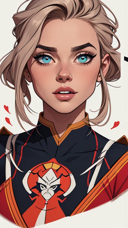 Personagem mulher ninja com marcas de guerras Imagem de desenho animado de uma mulher .cartoon style illustration, estilo de arte dos desenhos animados, estilo de arte dos desenhos animados, digital illustration style, design de personagens altamente detalhado, arte digital detalhada coragem, Forest fan art, Design de personagens de retrato, beautiful digital illustration, retrato de alta qualidade, Arte em quadrinhos, mulher jovem cabelo com transas lindas . Beautiful outlined eyes Medium large bust and wonderful sensual clothes. expression of sexual desire image from the waist to the head illustration