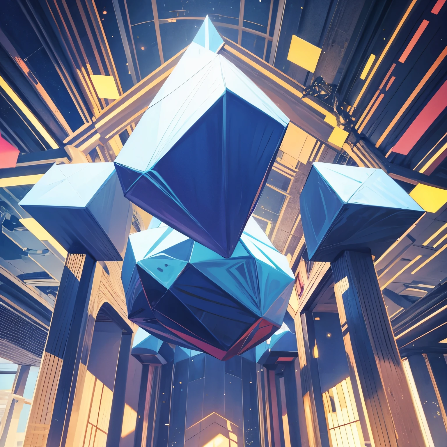 Huge geometric shapes