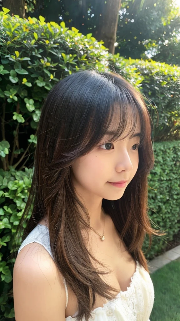 shoulder length hair、Married woman、amateur
