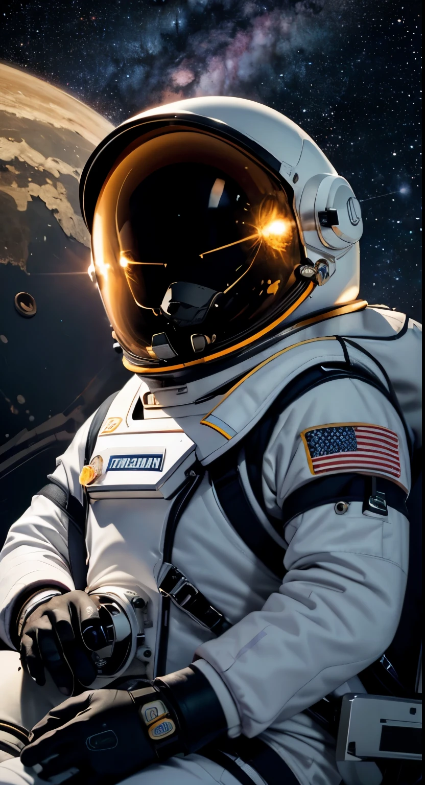 (best quality,ultra-detailed),
a cat-headed man in an astronaut suit,
vivid colors,
sharp focus,
space exploration,
outer space background,
bright stars,
moonlight,
galaxy,
alien planet surface,
futuristic technology,
astronaut helmet,
reflective visor,
oxygen tank,
astronaut gloves,
moon rocks,
spacecraft,
rocket propulsion,
zero gravity,
spacewalk,
scientific mission,
intergalactic travel,
cosmic adventure.