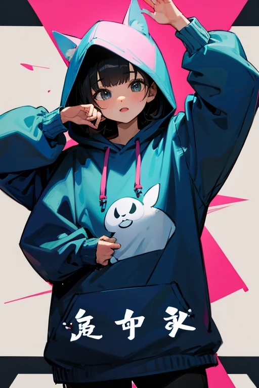 cute、3about age、young、hoodie、too big、3×3