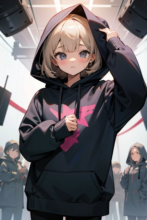 cute、3about age、young、hoodie、too big、3×3