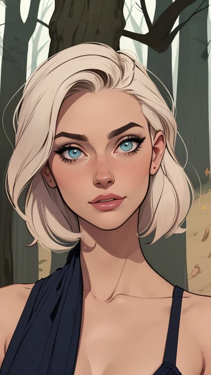 Personagem mulher ninja com marcas de guerras Imagem de desenho animado de uma mulher .cartoon style illustration, estilo de arte dos desenhos animados, estilo de arte dos desenhos animados, digital illustration style, design de personagens altamente detalhado, arte digital detalhada coragem, Forest fan art, Design de personagens de retrato, beautiful digital illustration, retrato de alta qualidade, Arte em quadrinhos, mulher jovem cabelo com transas lindas . Beautiful lined eyes Medium large bust and wonderful sexy clothes. image expression of sexual desire from the waist to the head illustration