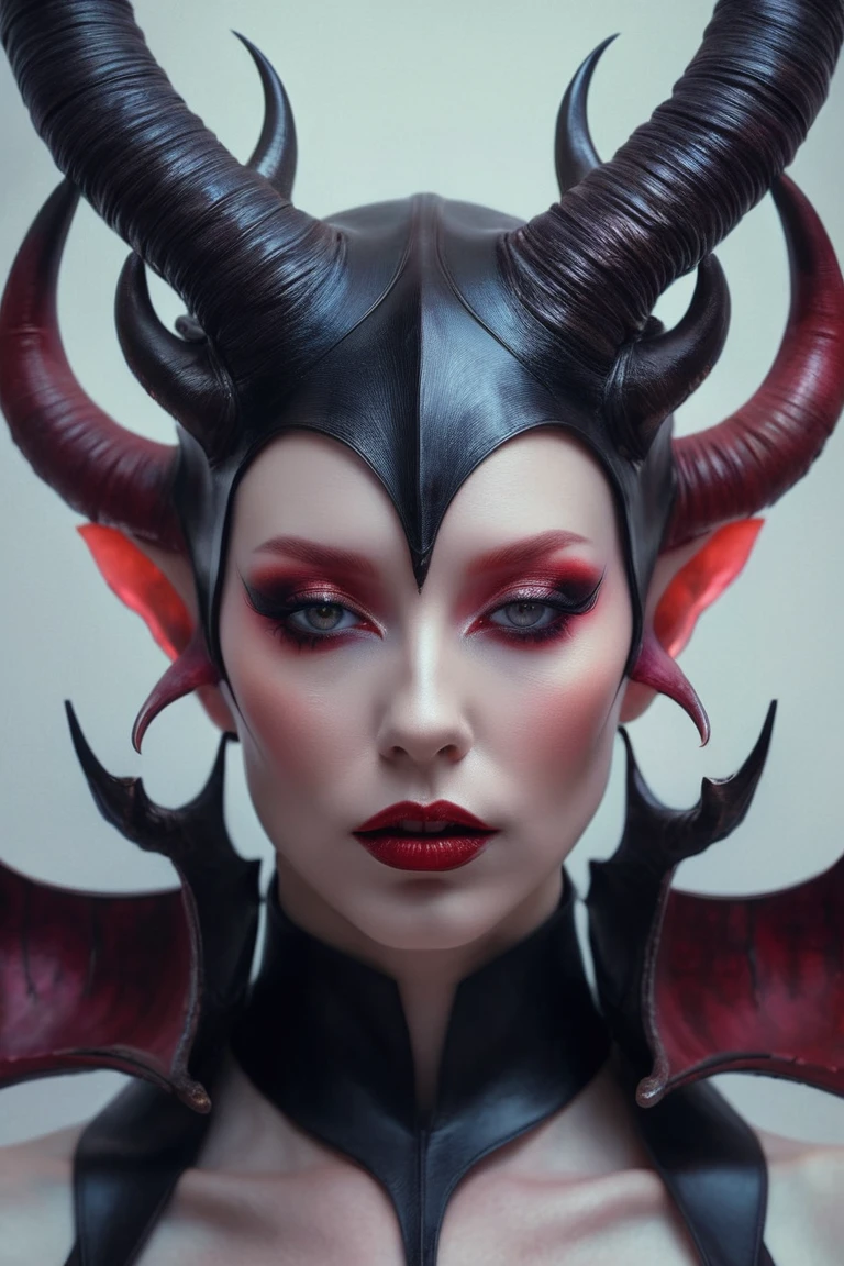 a close up of a woman with horns on her head, artgerm julie bell beeple, beautiful fantasy art portrait, succubus | medieval, dark fantasy digital art, trending digital fantasy art, natalie shau, by Jan Tengnagel, by Lois van Baarle, stunning digital illustration, portrait of a female demon, dark fantasy style art