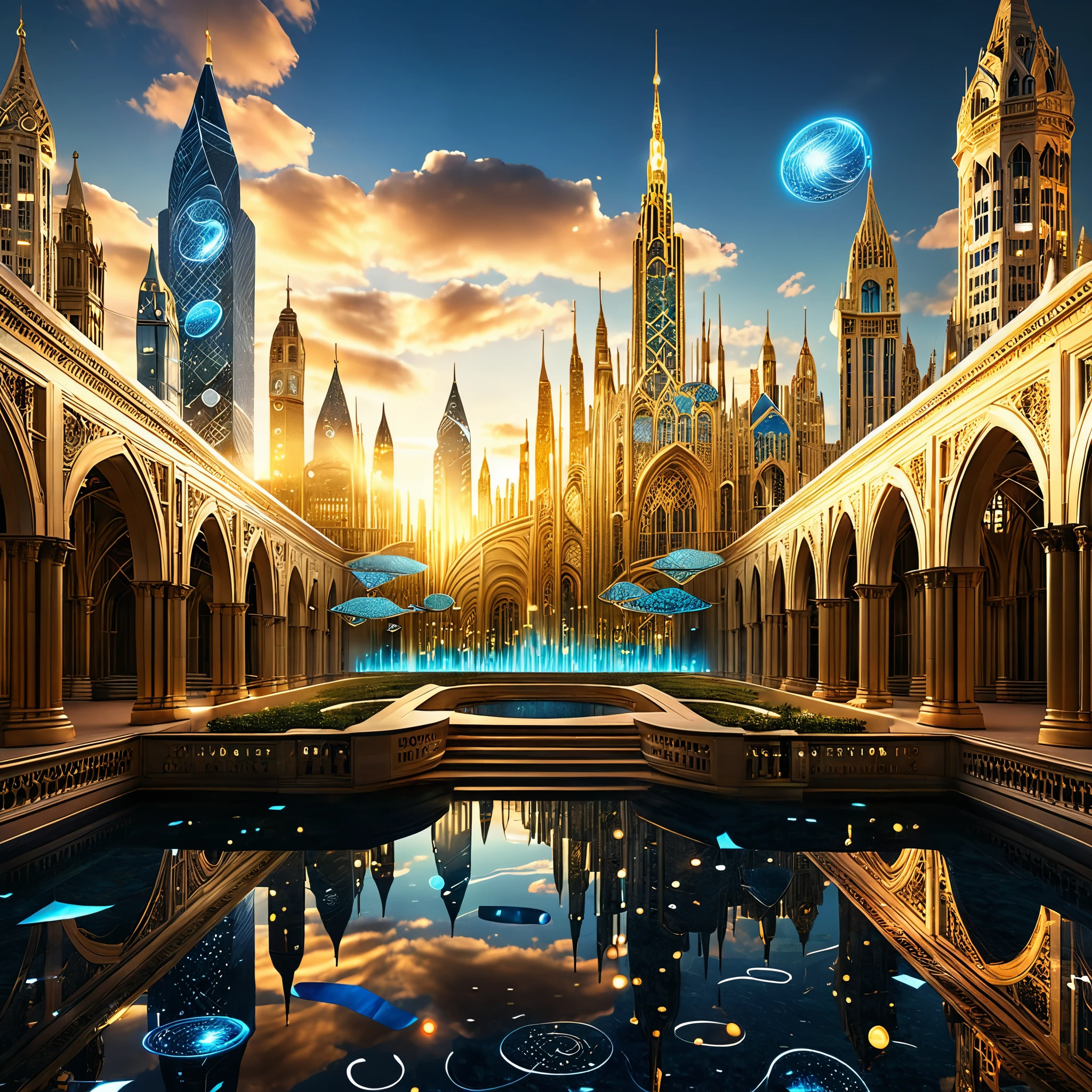 In this surreal masterpiece, emails and calendar events transcend the digital realm, merging into a breathtaking landscape of wonder. Photorealistic elements morph and meld, crafting a dreamscape where communication and scheduling intertwine. Towers of emails rise like skyscrapers, while calendar events form winding rivers that meander through the scene. The UHD resolution captures every intricate detail, from the shimmering surfaces of digital messages to the ethereal glow of scheduled appointments. This art challenges reality, inviting viewers into a world where the boundaries between communication and organization dissolve into a mesmerizing tapestry of possibility