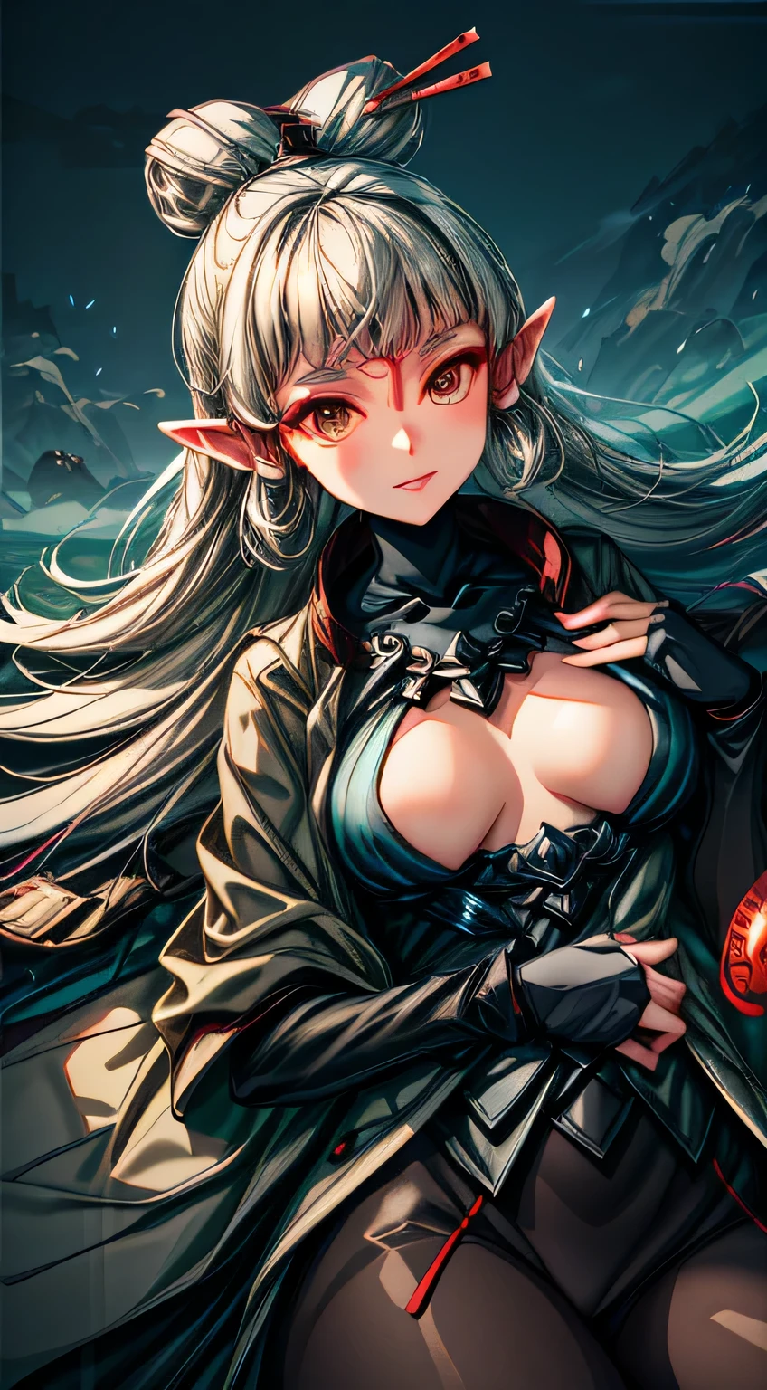 paya, cute elf, wariza,grass,sky,smile, intricate eyes,beautiful detailed eyes,symmetrical eyes,big eyes:1.5, (ultra detailed,extremely detailed),(photorealistic artwork:1.37),(extremely detailed CG unity 8k wallpaper),(((vibrant colors,vibrant theme))),(intricate),(masterpiece),(best quality), dress, uniform, pantyhose,
skinsuit, bodysuit, lying down,