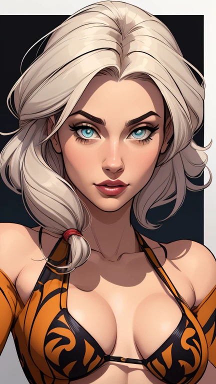Personagem mulher PinUp dos anos 30 com marcas de guerras Imagem de desenho animado de uma mulher .cartoon style illustration, estilo de arte dos desenhos animados, estilo de arte dos desenhos animados, digital illustration style, design de personagens altamente detalhado, arte digital detalhada coragem, Forest fan art, Design de personagens de retrato, beautiful digital illustration, retrato de alta qualidade, Arte em quadrinhos, mulher jovem cabelo com transas lindas . Beautiful lined eyes Medium large bust and wonderful sexy clothes. image expression of sexual desire from the waist to the head illustration