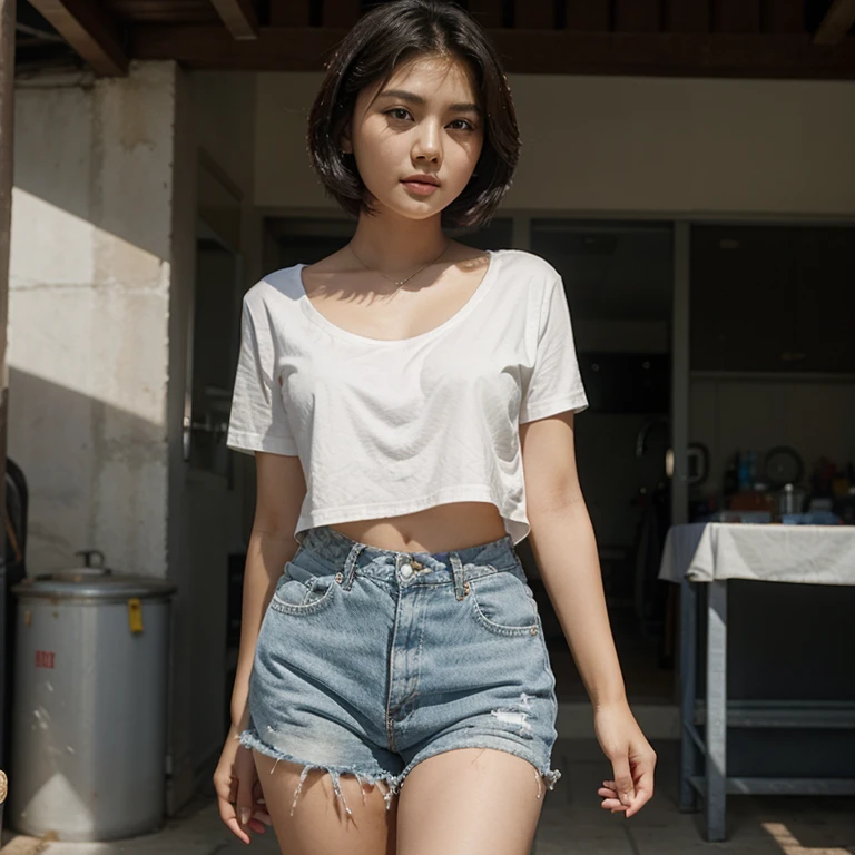 filipina 18 years old short hair looks like kim chiu but looks cool