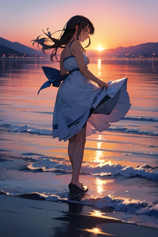 sunset、beautiful、3×3