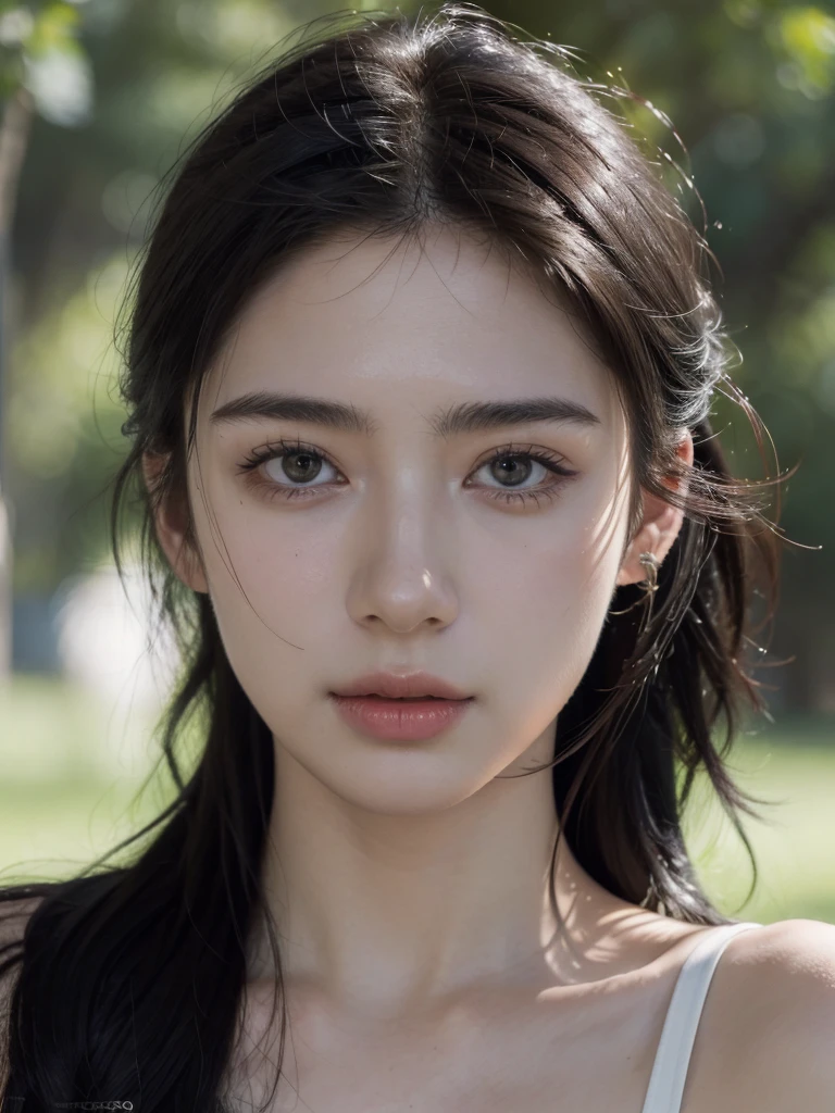 ( masterpiece, top quality, best quality,8k, girl,ultra detailed,raw photo:1.5),(photorealistic:1.4), (black hair:1.5), (cinematic lighting), PerfectNwsjMajic, , Surrealism, UHD, ccurate, Super detail, textured skin, High detail, Best quality, dynamic angle, White skin,[Beautiful blue eyes], high nose,[flat chest:large breasts:0.5],(1girl),((good anatomy,muted tones:0.5)),(Portrait:1.5)
