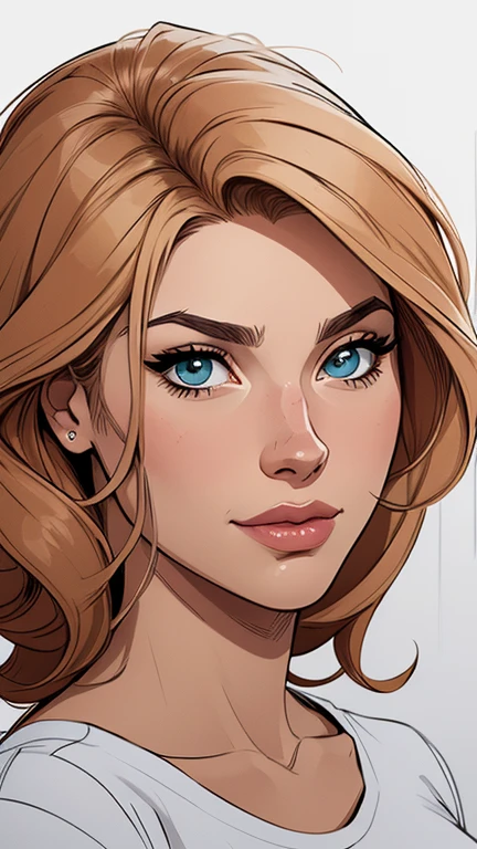 estilo de desenho animado:1.2), brasileiras Imagem de desenho animado de uma mulher , roupas sensuais , garota super fofa, authoritarian would be facial expressioncartoon style illustration, estilo de arte dos desenhos animados, estilo de arte dos desenhos animados, digital illustration style, design de personagens altamente detalhado, arte digital detalhada fofa, City fan art, design de personagem retrato, beautiful digital illustration, retrato de alta qualidade, arte em quadrinhos, retrato do design do personagem, white background Buso without clothes and medium breasts, beautiful and symmetrical body curves