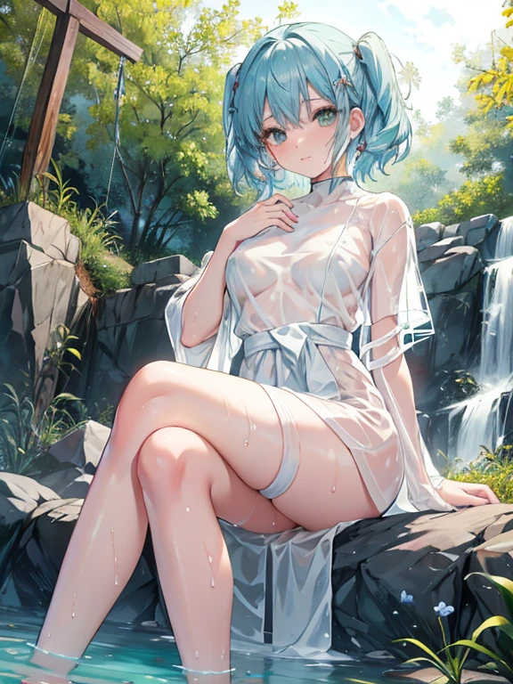 naked towel、 break、 rei ayanami, break、lora:ppfs:1, break、
masterpiece、highest quality、detailed、cute、cute、beautiful、Exquisite、disorganized、8k、(looking down:1.2)、precise fingertips、precise toes、
break、
hot spring、countryside、stretching legs、legs open、cheeks flushed、naked、hot spring、happy face、(The underwear is slightly visible:1.3)、Colored inner hair 、(Adorable, sparkling, beautiful jade green eyes:1.4)、toned body、thin thighs、slender、(Clothes that fit snugly against the body:1.4)、Wrinkles in clothes around the waist、(Clothes get wet and see-through:1.4)、damp hair、beautiful breasts、D cup、20-year-old、 、red nail polish、beautiful