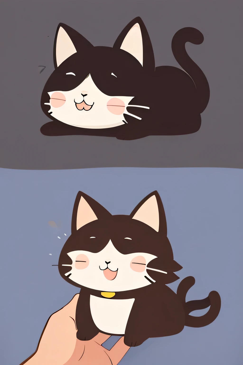 A cute cat vector illustration