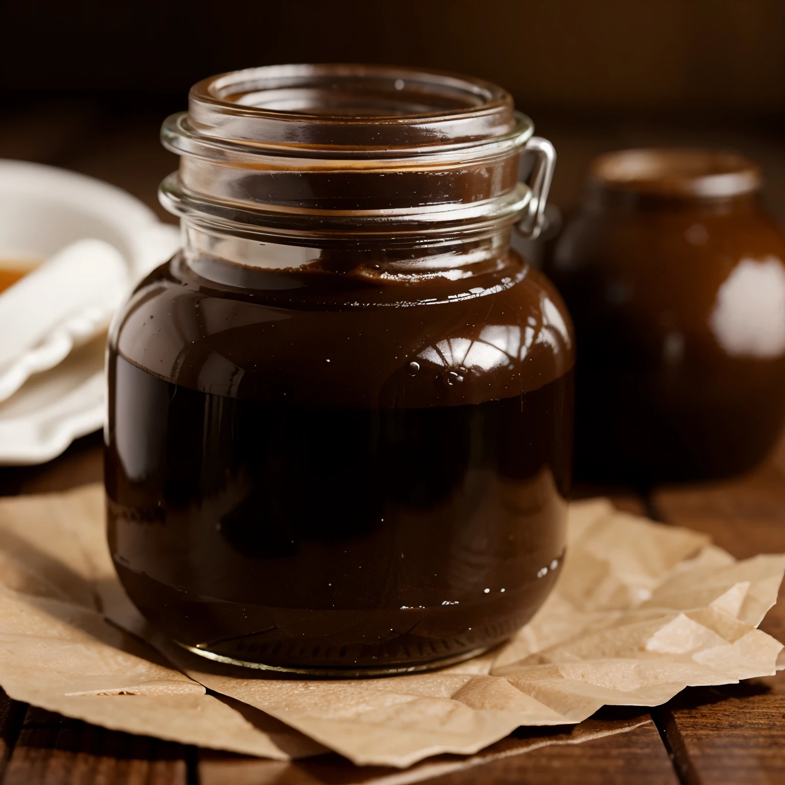 make a flyer of coffee jelly in a bottle