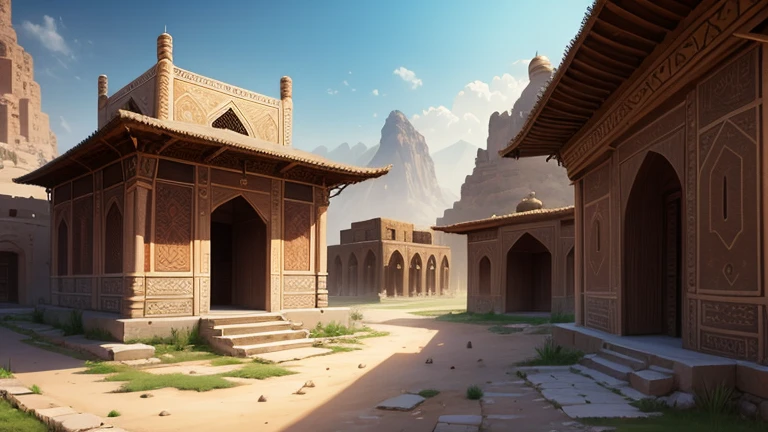 ancient persian building village
