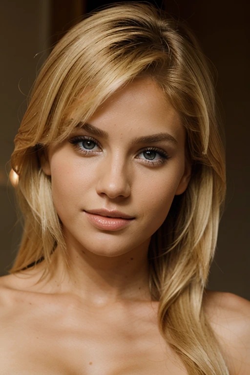 hot blonde female model.realistic