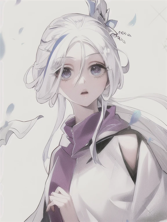 Real girl with long hair and blue eyes standing in front of a wall, white haired deity, perfect white haired girl, haruno sakura, girl with white hair, white haired,  visual of a cute girl, in an anime style, white haired lady, real style character, high quality real artstyle, flat real style shading, beautiful anime art style, in real style