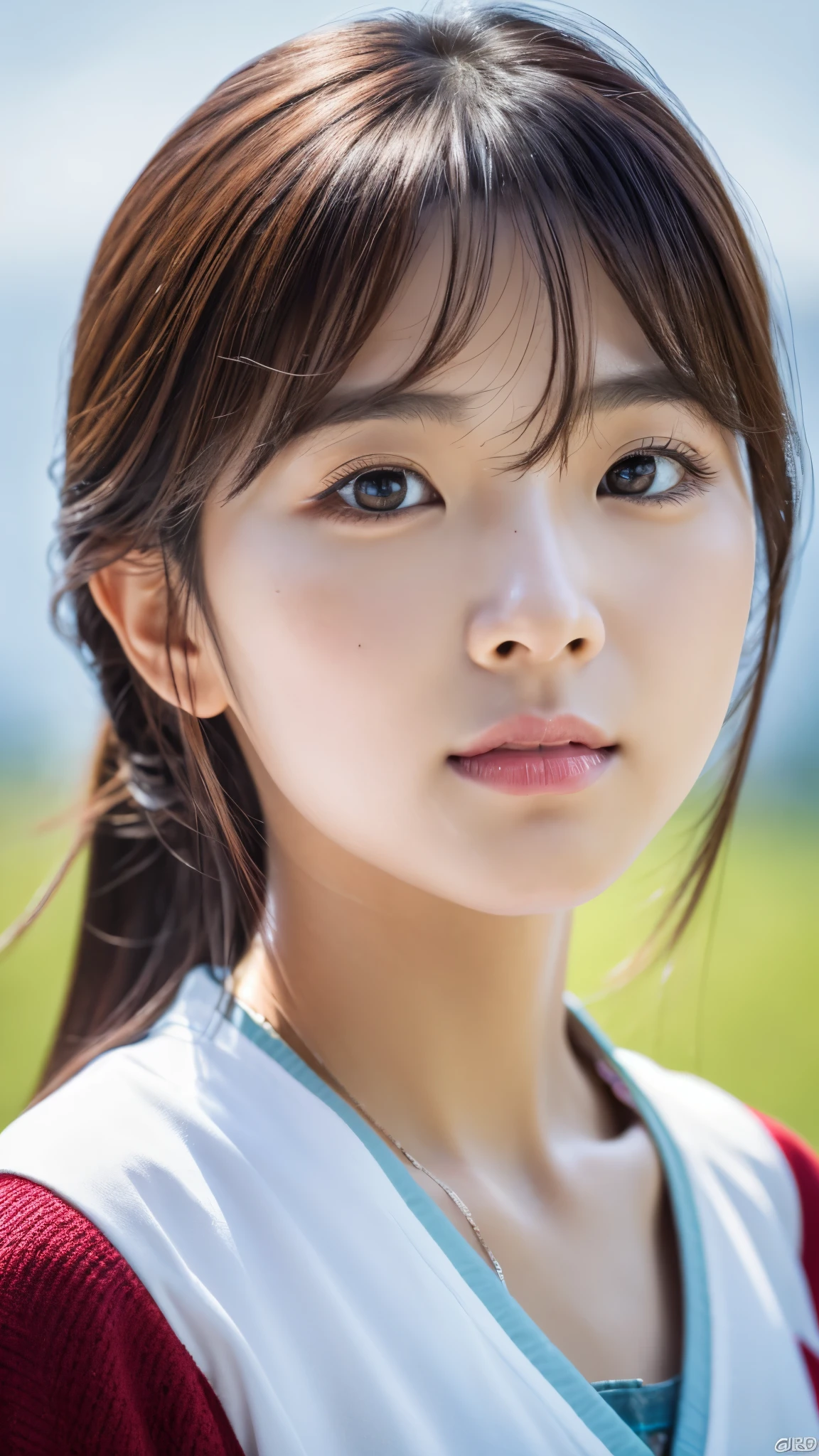 Portrait girl,8K HDR, Photography. Sharpening picture , from Korea face