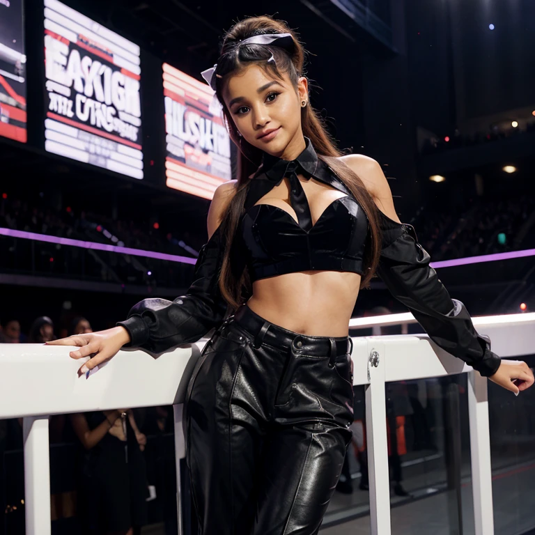 Usher railing ariana grande