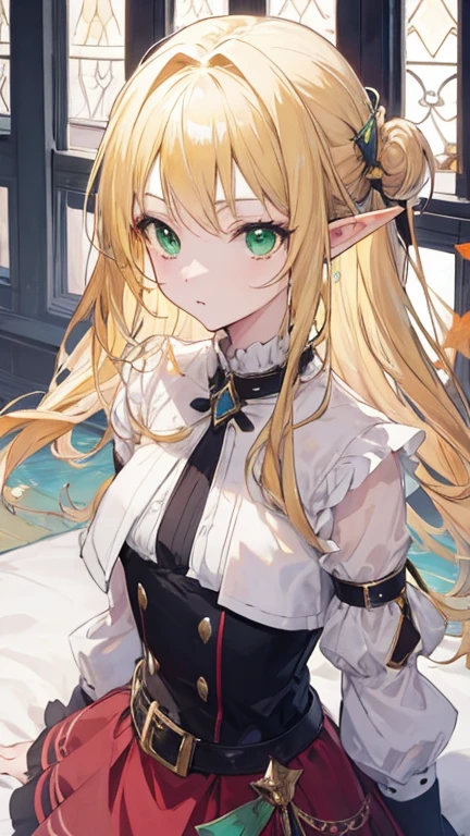 Best Picture Quality,超高分辨率,whaite hair,Long pointed ears,ssmile,8k。