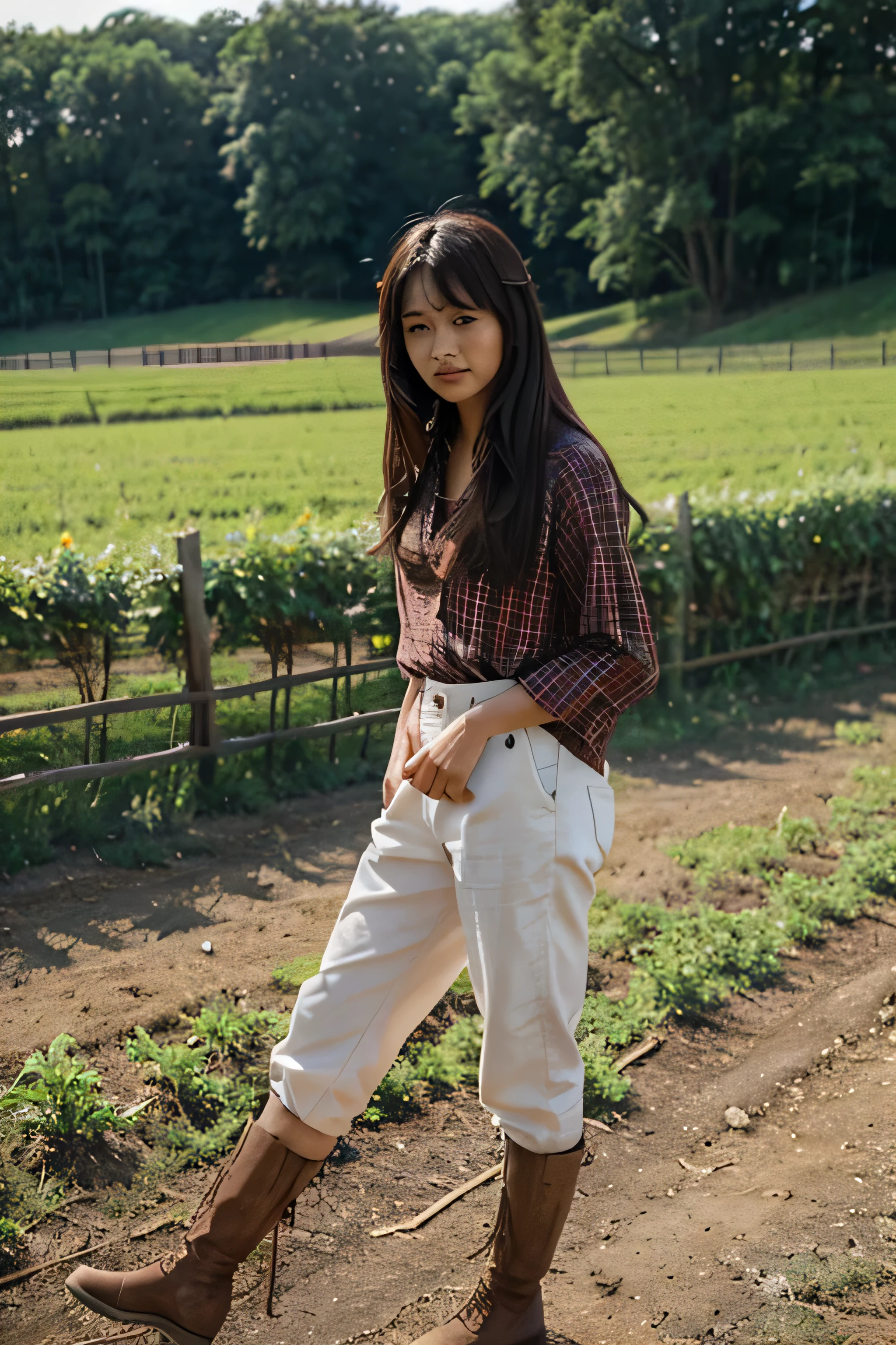 woman, farm, beautyfull, asian
