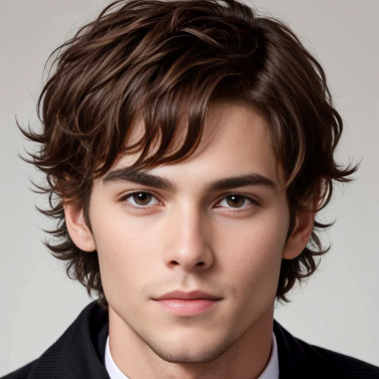 perfect jew man, short hairstyles light hair focus on character's face