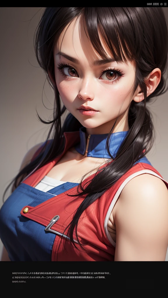 anime girl with black eyes and black hair,solo, chichi in dragon ball, blue Chinese clothes,clean detailed anime art, 4 k manga wallpaper, badass anime 8 k, stunning anime face portrait, detailed anime character art, detailed digital anime art, anime style 4 k, an edgy teen assassin, alice x. zhang, detailed anime art, detailed anime artwork, annie leonhart