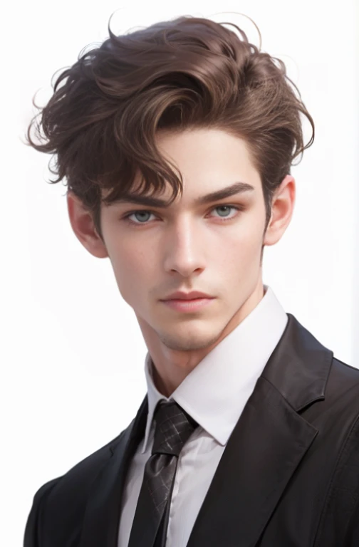 (A handaome man with a leather jackef