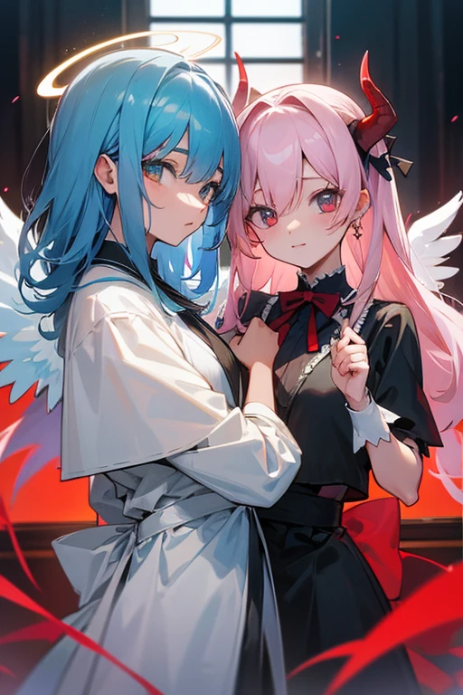 Two shots of an angel and a devil、3×3