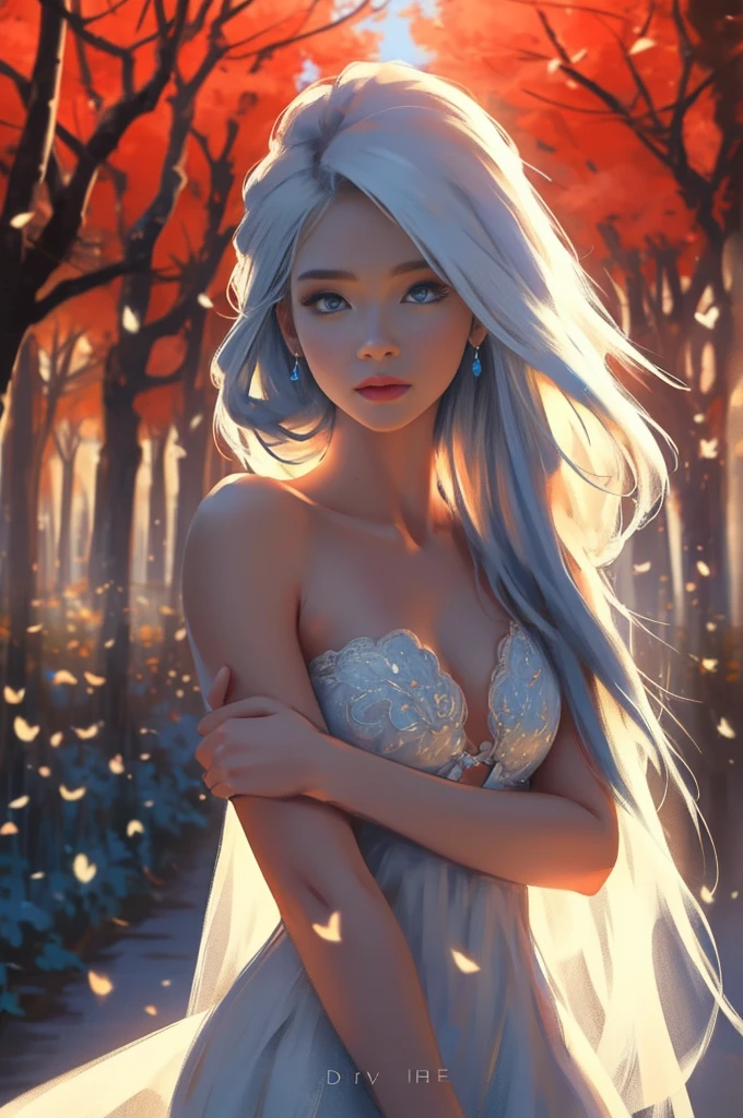 masterpiece, best quality,
1girl, (colorful),(finely detailed beautiful eyes and detailed face),cinematic lighting,bust shot,extremely detailed CG unity 8k wallpaper,white hair,solo,smile,intricate skirt,((flying petal)),(Flowery meadow)
sky, cloudy_sky, building, moonlight, moon, night, (dark theme:1.3), light, fantasy,