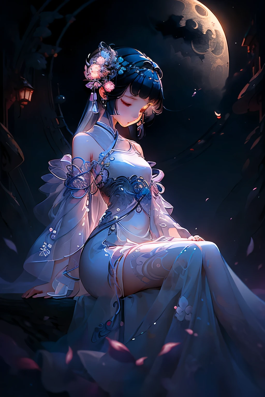 In the serene stillness of a dreamy night, a delicate and whimsical composition unfolds before your very eyes. A 2D animation, reminiscent of Japanese girls' manga, captivates your senses as you behold the enchanting scene.
A baby's brace adorned with the shape of a crescent moon rests gently on a soft, pale shoulder. This gossamer-thin accessory, with its surreal quality, shimmers softly under the glowing moonlight. Each intricately designed curve and line exudes an ethereal dreaminess that warms the heart and calms the soul.
As you touch the shoulder, the delicate