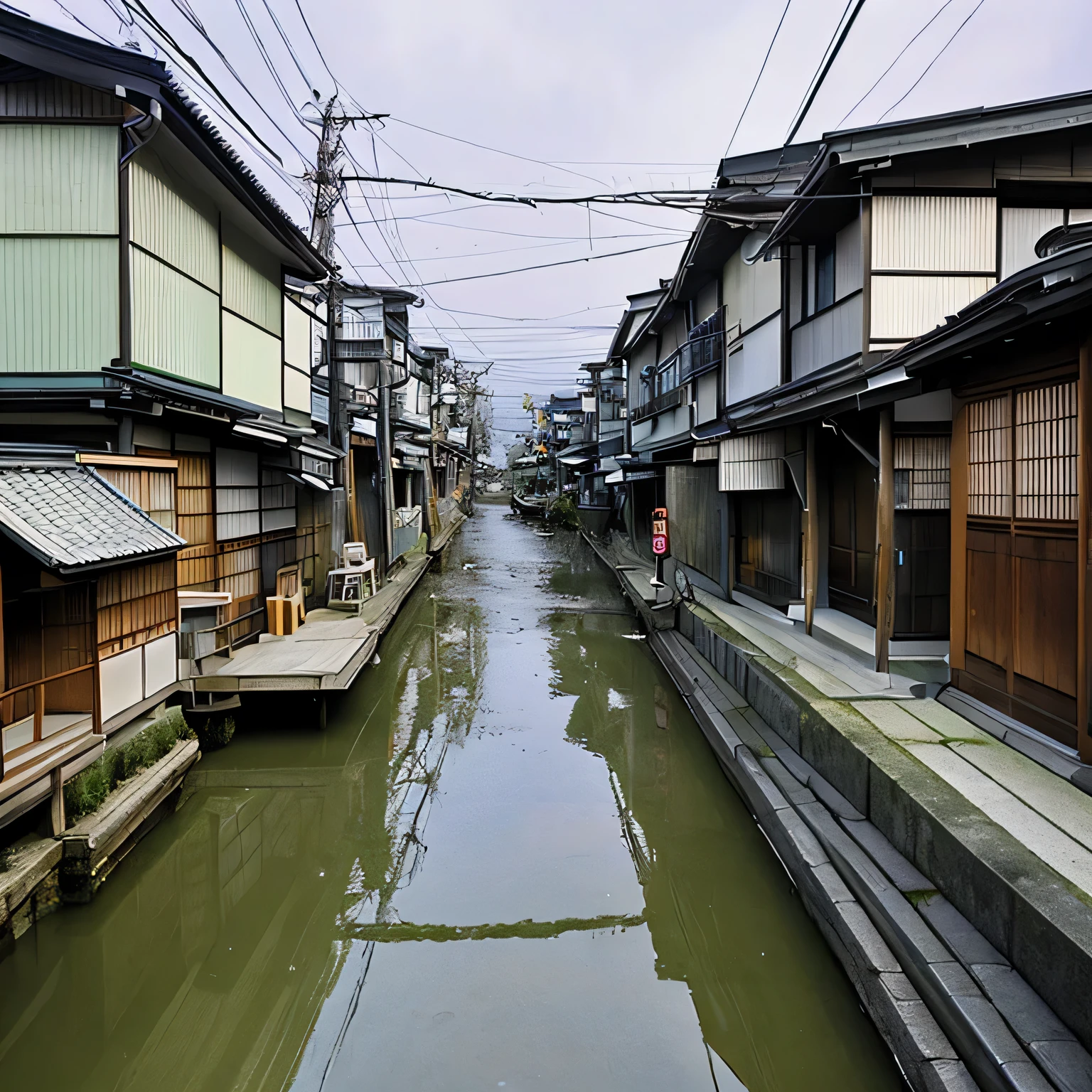 Old Japanese drinking district