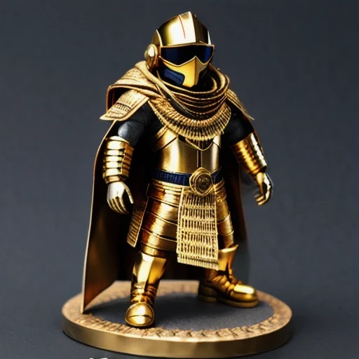 Brilliant Gold Diamond Maya Star((armor))Copper weapons, Burlap Cloak Mummy Hood Platinum Silk Cyberpunk Light Crossbow Space Station 1:60 miniature models, illustration, Side view, (Side view), Wear gold-rimmed reflective sunglasses, Carrying future weapons, very happy, Side view, whole body, 3d, (nautilus) octane rendering, perfect appearance, Collagen protein(((Isometric art)))