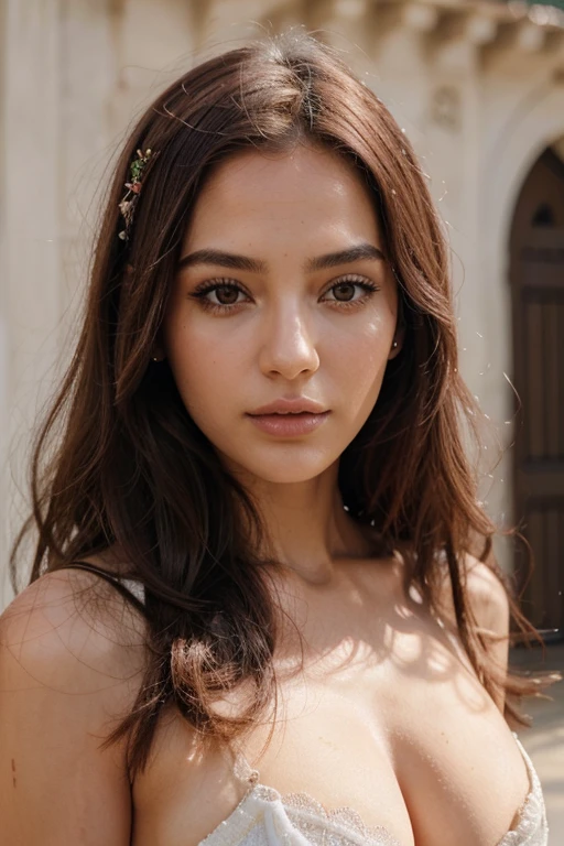 Modelos do Instagram posam em Fez, corpo inteiro inteiro, lindos olhos detalhados, Beautifully Detailed Lips, olhos e rosto extremamente detalhados, curto, welliges rosa Haar ((melhor qualidade)), ((Obra de arte)), (Detalhado), Rosto perfeito, corpo inteiro inteiro