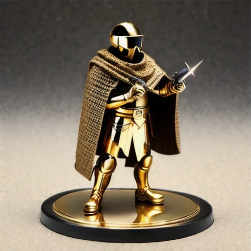 Brilliant Gold Diamond Maya Star((armor))Copper weapons, Burlap Cloak Mummy Hood Platinum Silk Cyberpunk Light Crossbow Space Station 1:60 miniature models, illustration, Side view, (Side view), Wear gold-rimmed reflective sunglasses, Carrying future weapons, very happy, Side view, whole body, 3d, (nautilus) octane rendering, perfect appearance, Collagen protein(((Isometric art)))