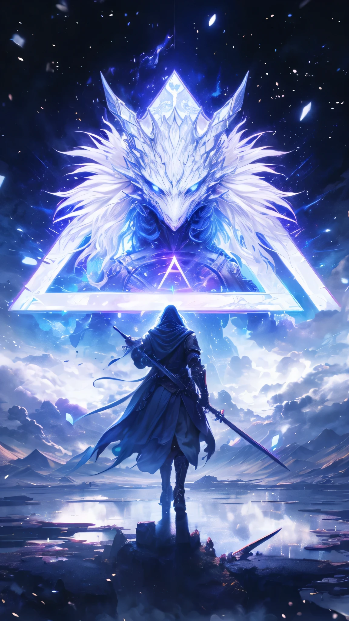 anime, a warrior a sword and a bird on a mountain, epic fantasy digital art style, arcane art style, digital 2d fantasy art, detailed digital 2d fantasy art, fantasy art behance, epic fantasy art style, 4k detailed digital art, arcane from netflix, anime epic artwork, the allfather, detailed fantasy digital art, fantasy art style