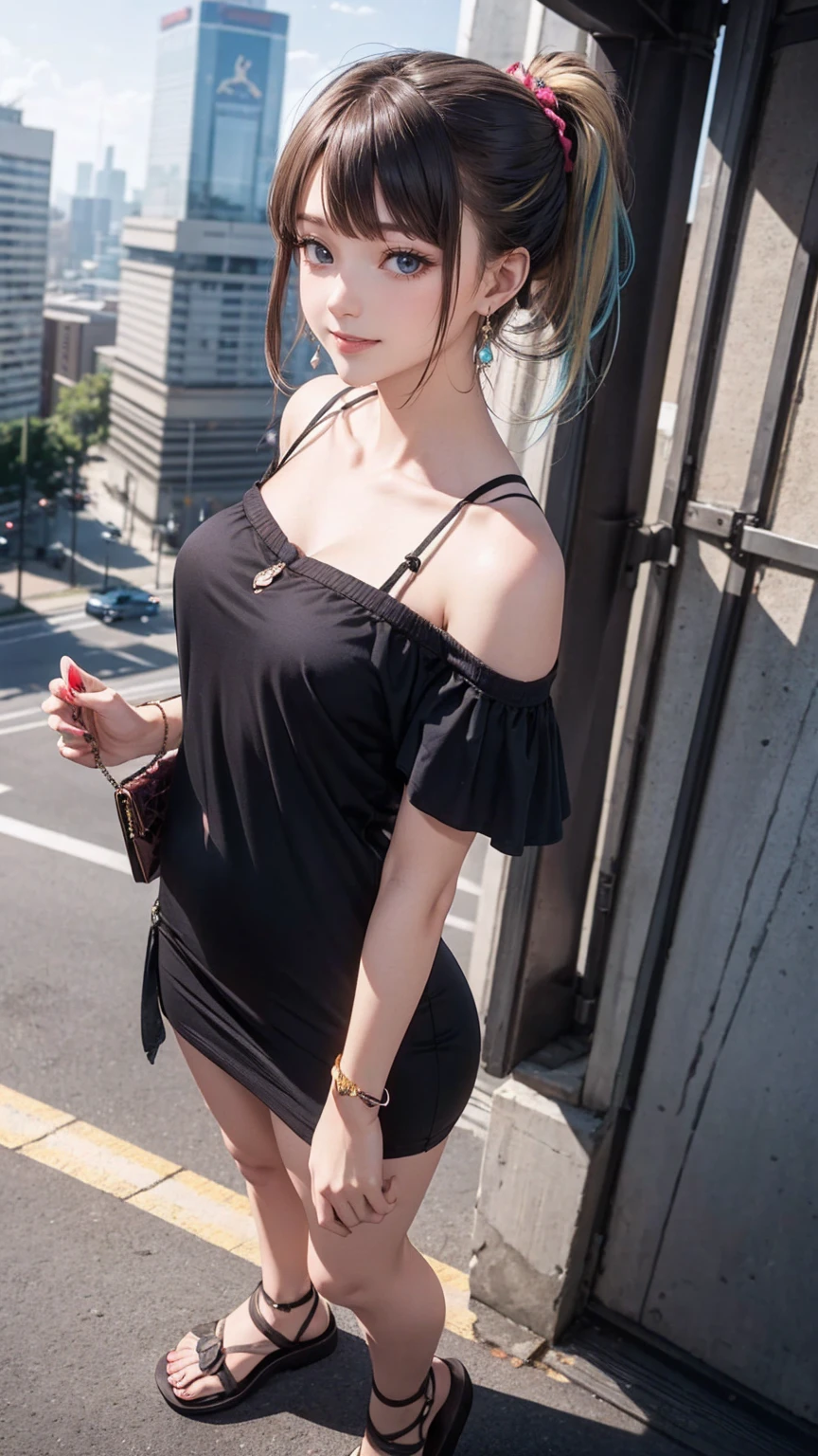 ((Best Quality, 8k, Masterpiece:1.3)), Focus:1.2, Perfect Body Beauty:1.4, Buttocks:1.2, ((Layered Haircut, Breasts:1.2)), (Wet Clothes:1.1) , (Rain, Street:1.3), Bandeau Dress: 1.1, Highly Detailed Face and Skin Texture, Fine Eyes, Double Eyelids, Whitened Skin, Long Hair, (Shut Up: 1.3)